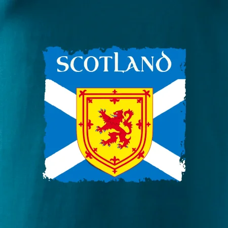 Škótska vlajka s erbom leva