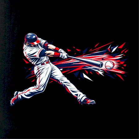Baseballový odpal v rychlosti