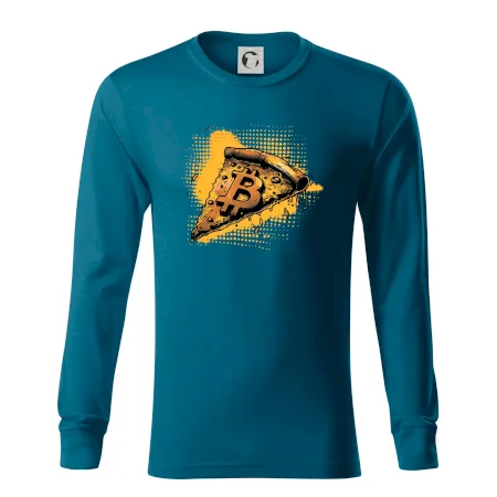 Bitcoin oranžová pizza