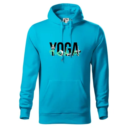 Yoga nápis farebný