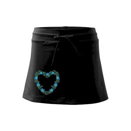 Modré tulipánové srdiečko (Pecka design)