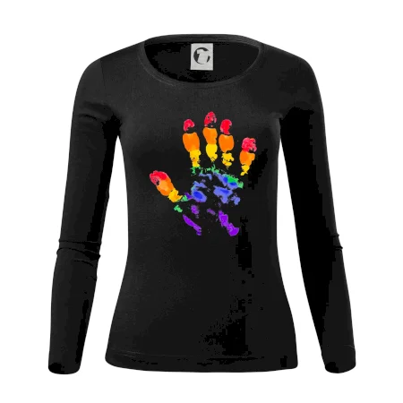LGBT hand print