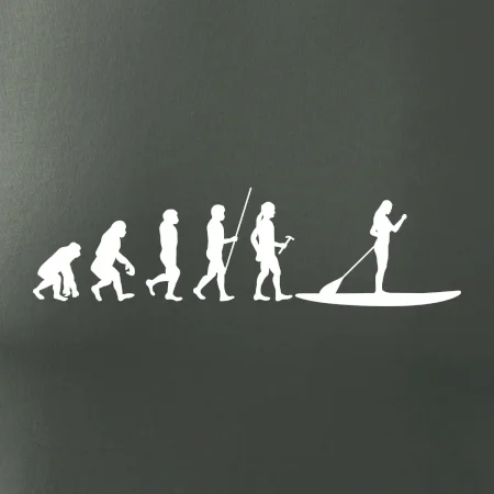 Evoluce paddleboard žena
