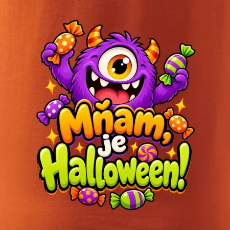 Mňam je Halloween cukríkové strašidlo