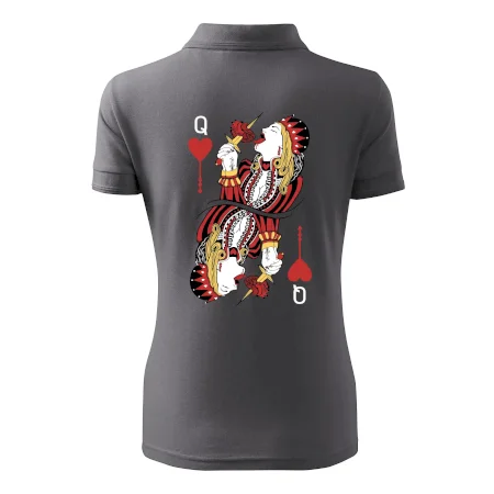 Srdcová Kráľovná kreslená (Pecka Design)