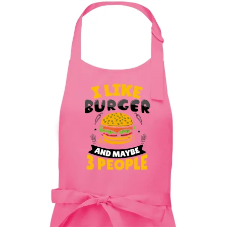 I like burger and maybe 3 people