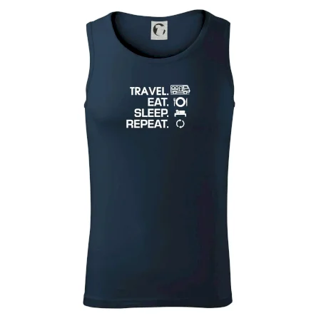 Eat sleep travel - Van