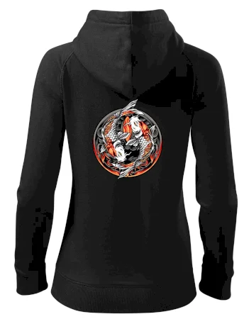 Yin & Yang Koi kapor - oranžový