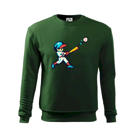 Baseballový hráč pixel art