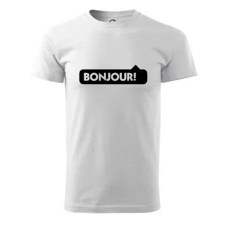 Nápis Bonjour