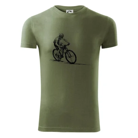 MTB kreslený cyklista