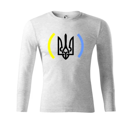 Ukrajina trojzubec s farbami