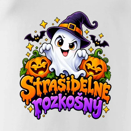 Strašidelne rozkošný duch s tekvicami