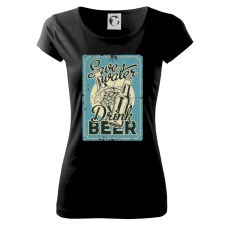 Save water drink beer poster