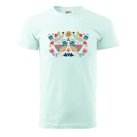 Folklór - dva farebné vtáčiky