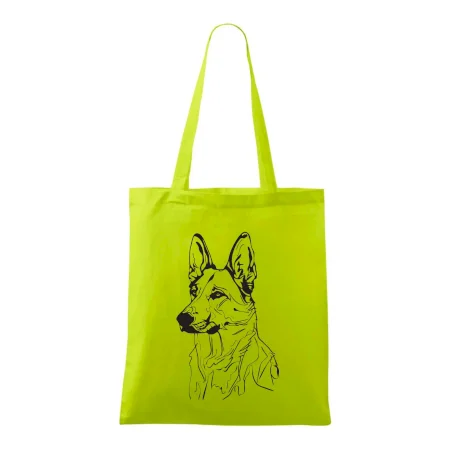 Nemecký ovčiak čierna kresba