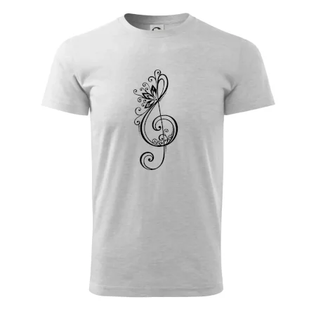 Husľový kľúč kvety