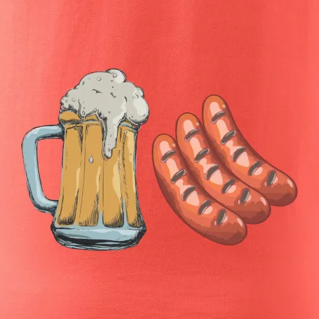 Pivo a klobása