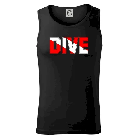 Dive nápis vlajka