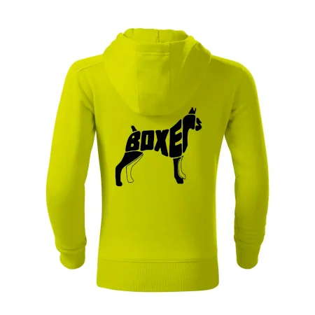 Boxer nápis v tele