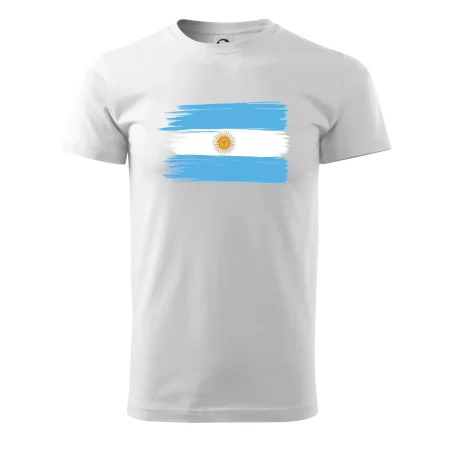 Argentína vlajka kreslená štetkou