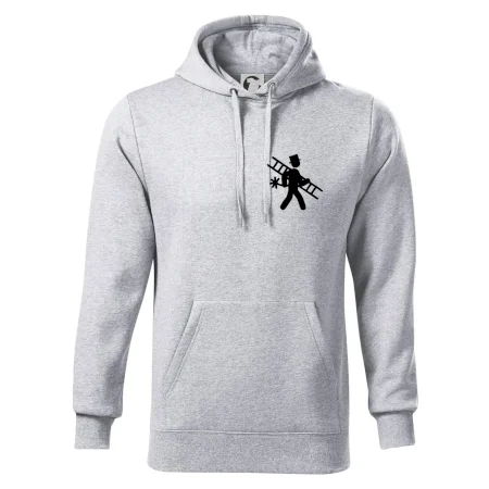 Kominík logo + nápis na zádech