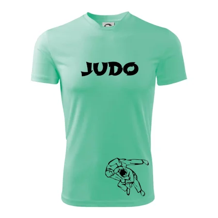 Judo nápis + postavy