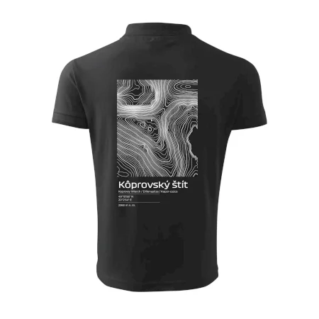 Kôprovský štít - vrstevnice v obdĺžniku