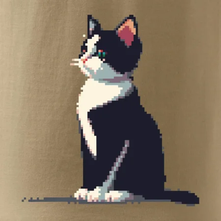 Mourovatá mačka pixel