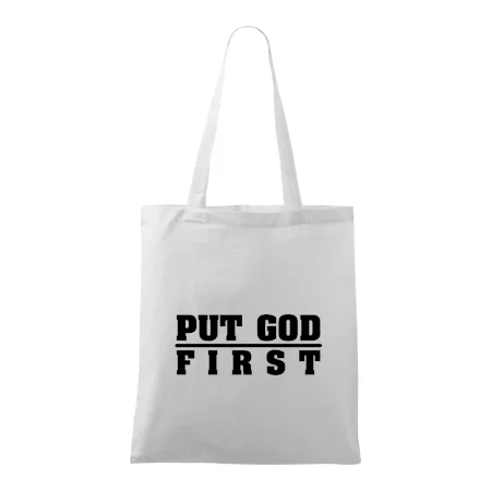 Put God first hrubý nápis