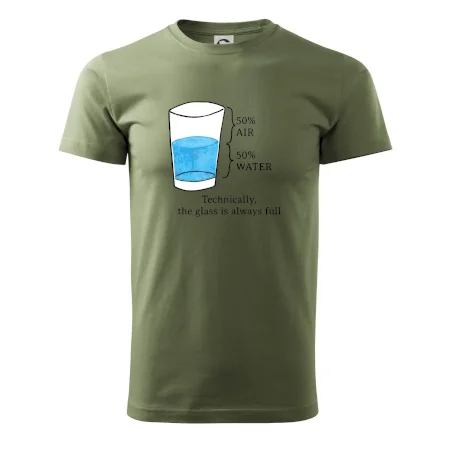 Technically, the glass is always full