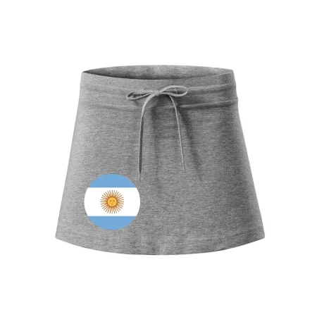 Argentína vlajka guľatá