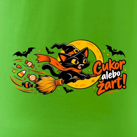 Cukor alebo žart - čierna mačka na metle