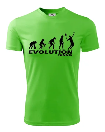 Evolúcia tenis chlapec