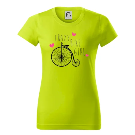 Crazy bike girl