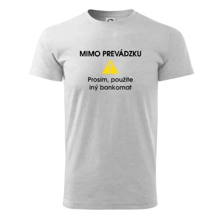 Mimo prevádzku prosím, použite iný bankomat