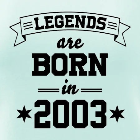 Legends are born in 2003