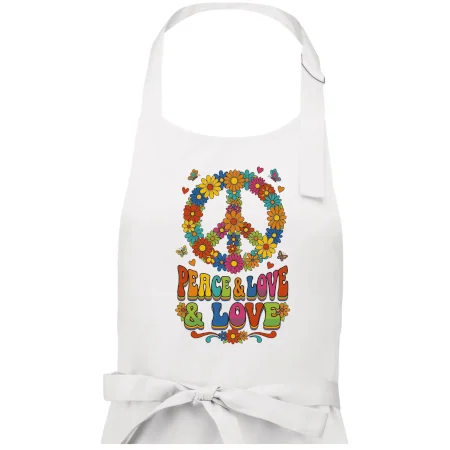Peace and love - na výšku s květy