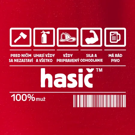 Čiarový kód - Hasič / hasička