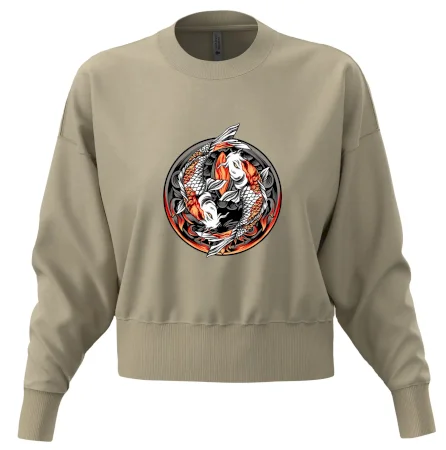 Yin & Yang Koi kapor - oranžový