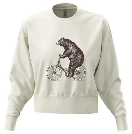 Medveď na bicykli