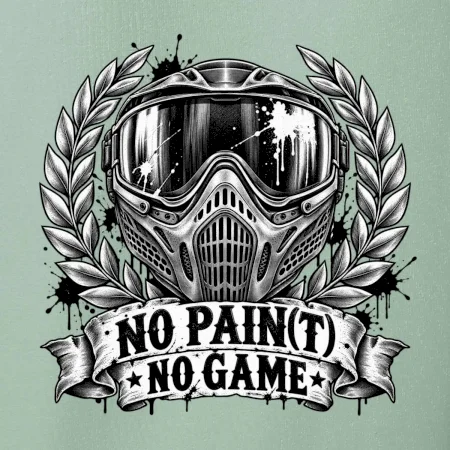 No Paint, No Game – motív s maskou