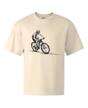 MTB kreslený cyklista