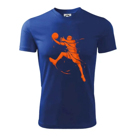 Basketball player splash