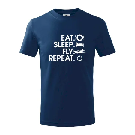Eat sleep fly repeat