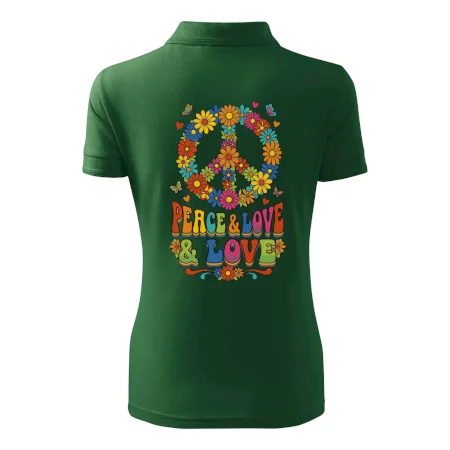 Peace and love - na výšku s květy