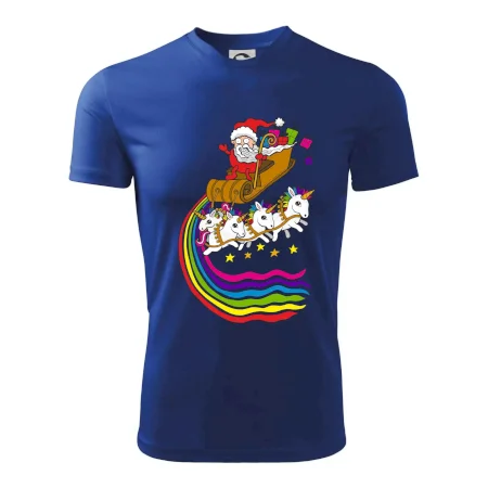 Santa a jednorožce (Pecka design)