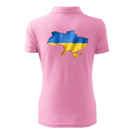 Ukrajina vlajka mapa
