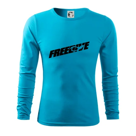 Freedive - nápis s potápačom