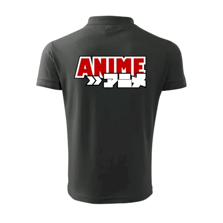 Anime nápis červený